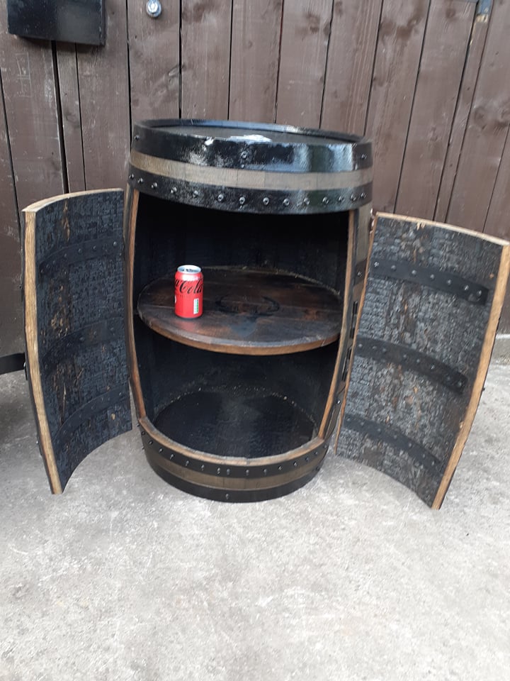 Whisky Barrel Cabinet